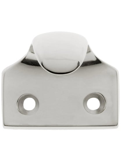 Heavy Duty Cast Brass Sash Lift in Polished Nickel.